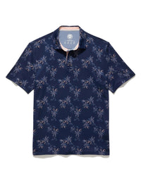 Flags & Anthem - Kingman Short Sleeve Floral Print Performance Polo