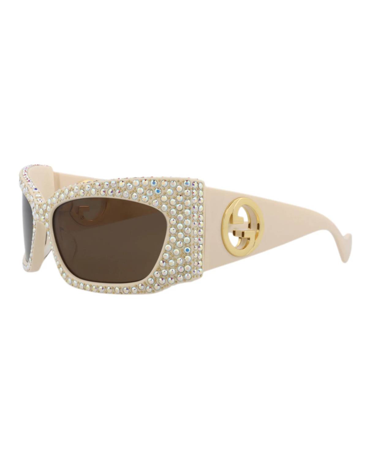 Gucci - Women's Shield-frame Recycled Acetate Sunglasses
