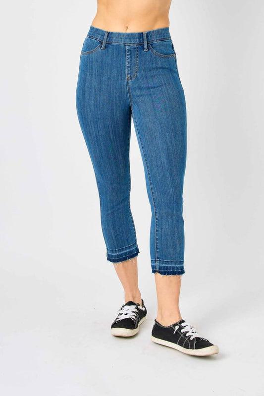 Judy Blue - High Waist Pull On Denim Jeans