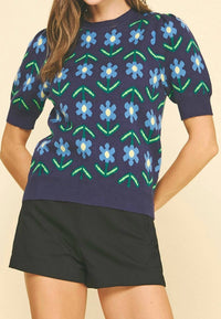 Pinch - Floral Sweater Top