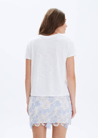 CHRLDR Jane Perfect Tee in white - women's t-shirt - alternate view
