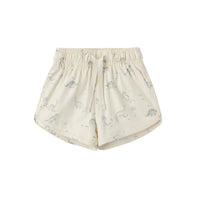 Quincy Mae - Boy's Print Elastic Waistband Swim Short