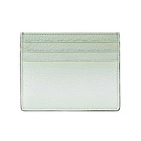 Fendi - Women's Ff Logo Pebbled Calf Leather Card Case Wallet