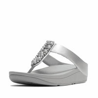 Fitflop - Women's Fino Pearls & Crystal Toe Post Sandal