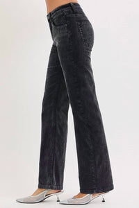 Risen - Drew Tummy Control Mid Rise Straight Leg Corduroy Pants