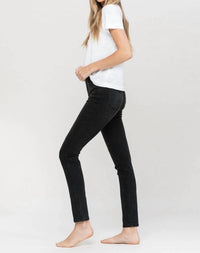 Vervet By Flying Monkey - Haylie High Rise Button Up Skinny Jeans