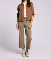 Thread & Supply Jackie Button Down Jacket in toffee - women's jacket - view 4