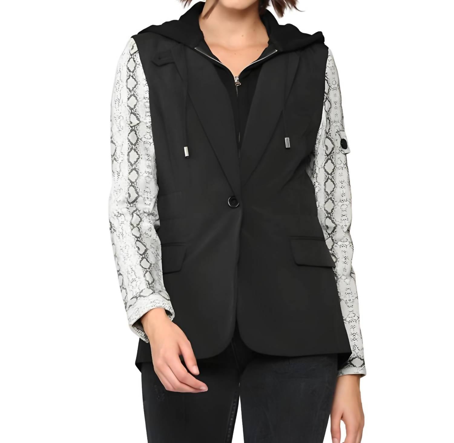 Hooded Blazer