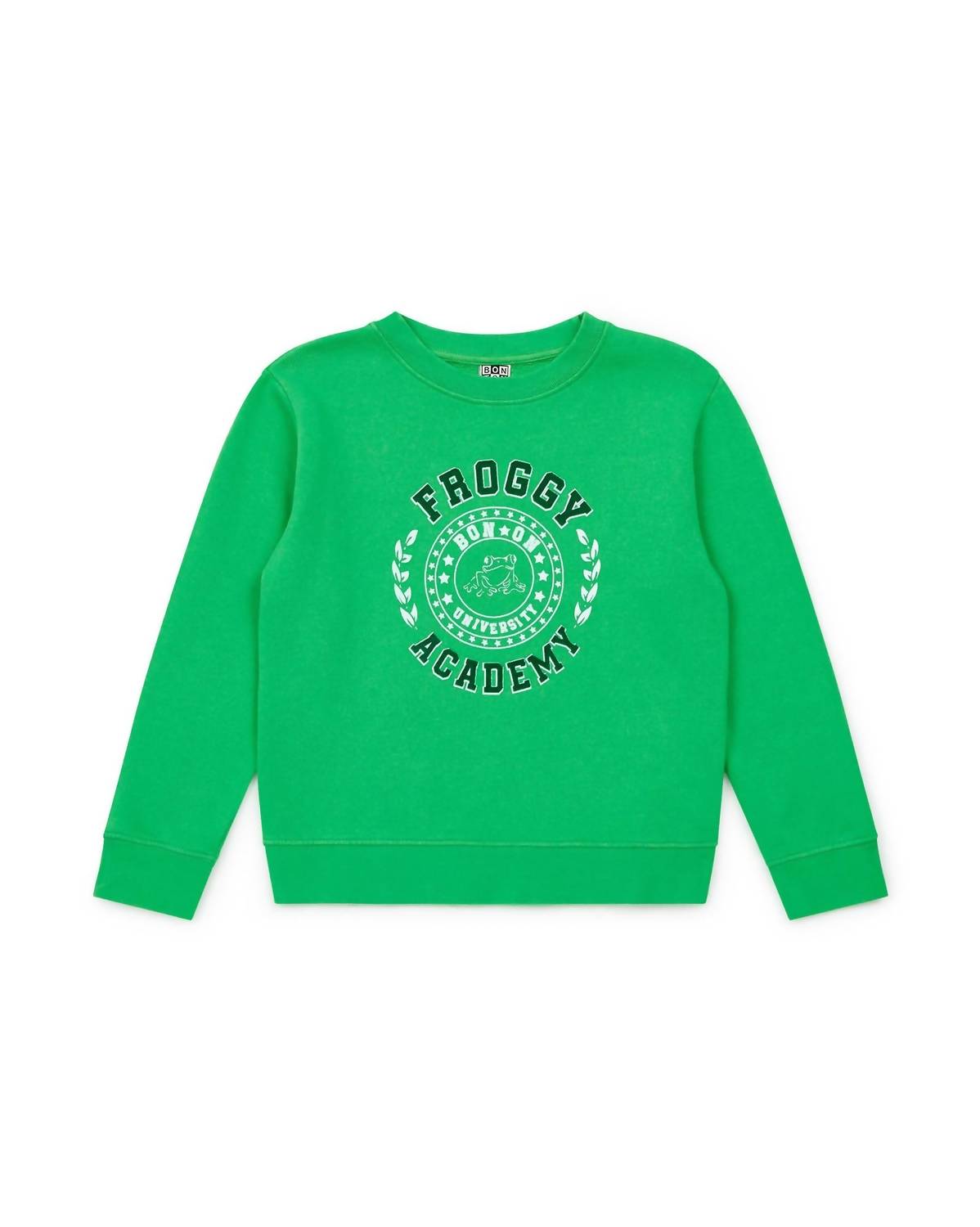Bonton - Froggy Academy Fleece Sweatshirt