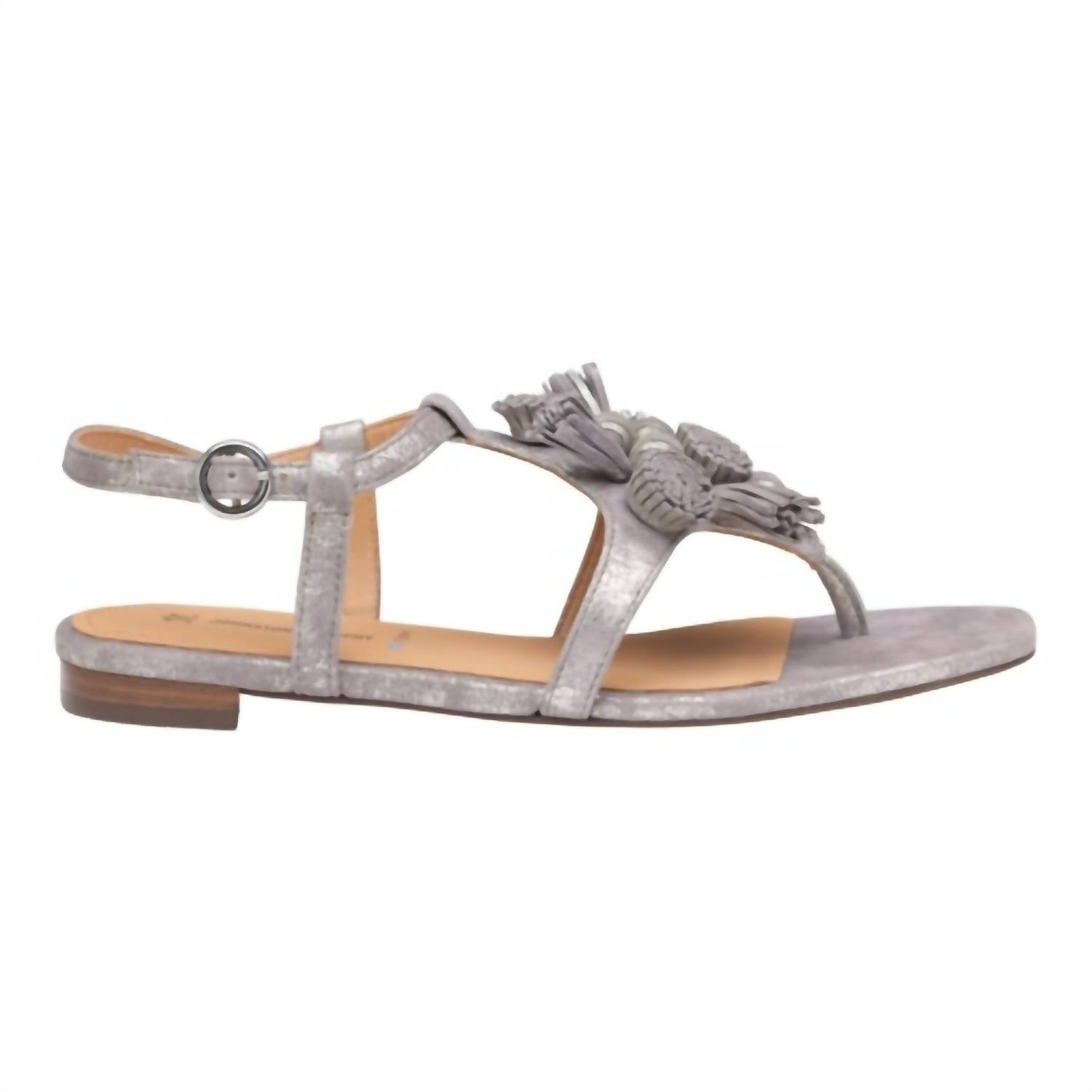Johnston & Murphy - Women's Lilly Tassel Thong Sandal