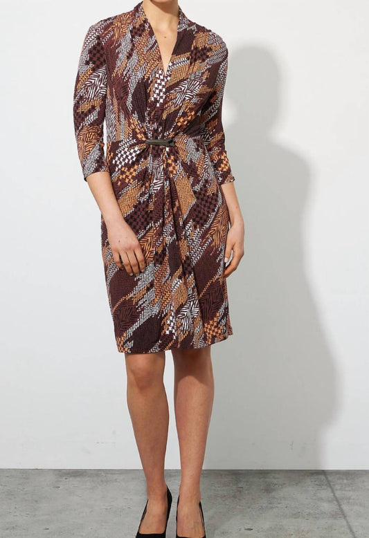 Joseph Ribkoff - Abstract print dress