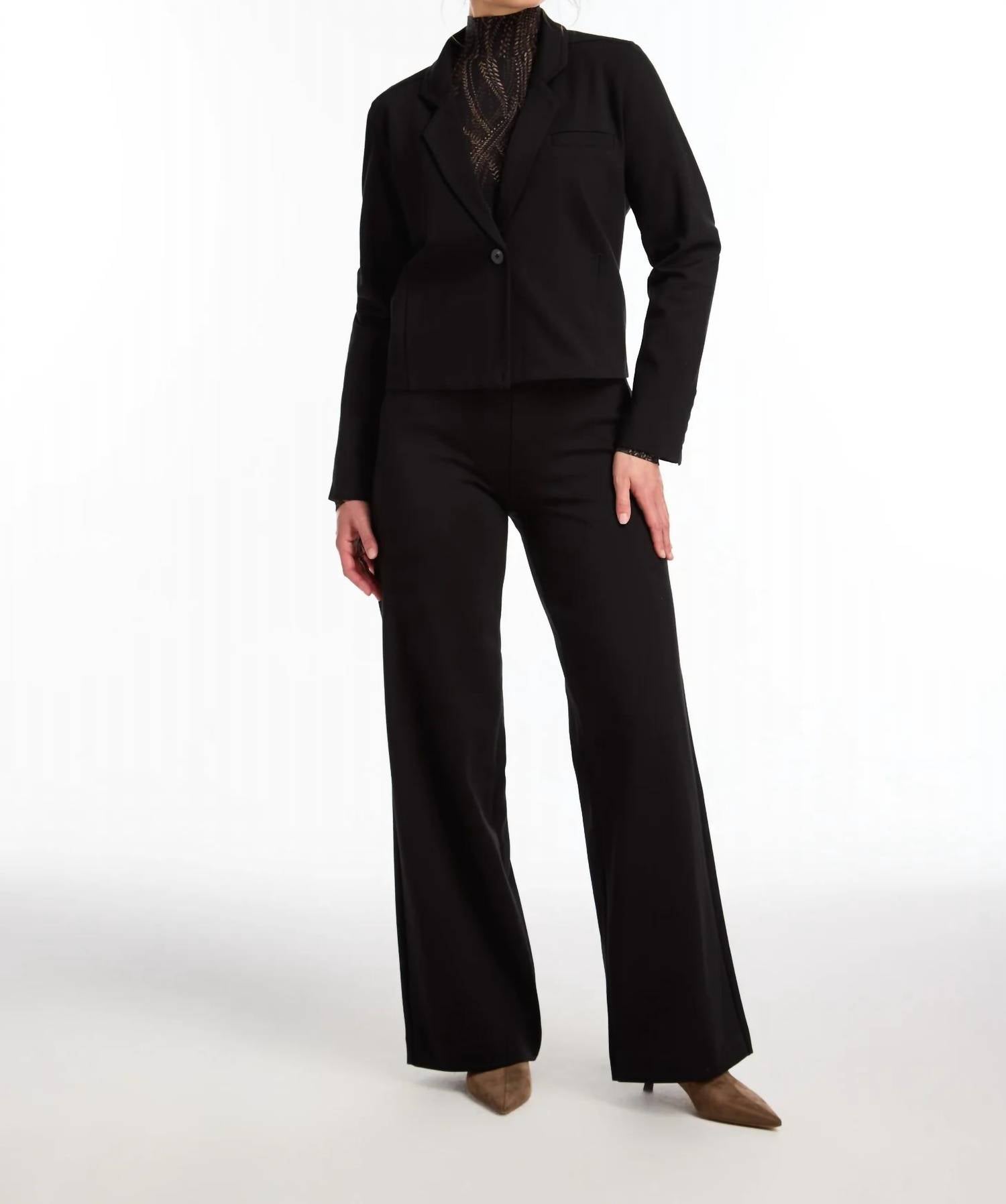 Fdj - Pull On Wide Leg Pant