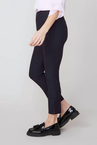 Renuar Women's Woven Pants in new midnight - women's pants - detail view
