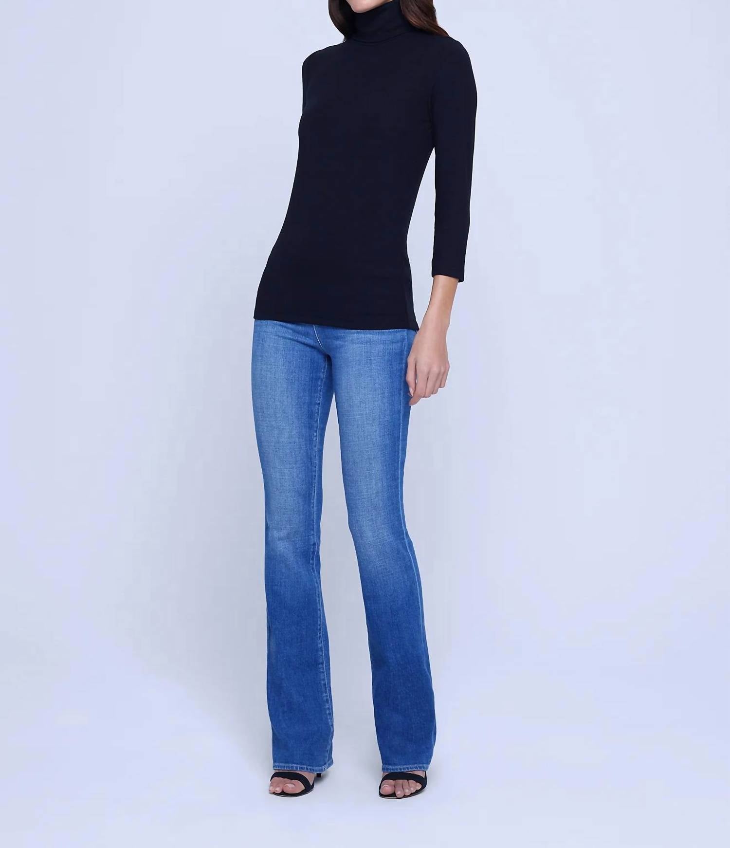 L'Agence - Aja Turtleneck Top