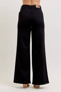 Judy Blue - High Rise Retro Wide Leg Yoke Front Jean