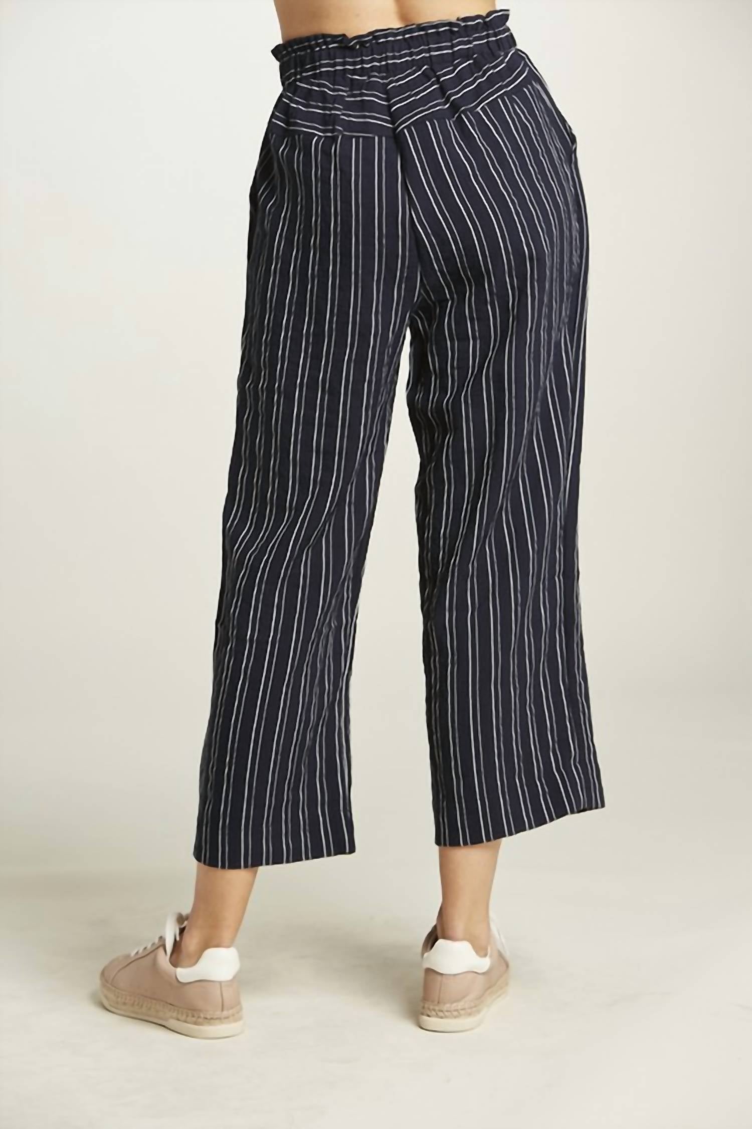 Tea N Rose - Relaxed Fit Cropped Pants