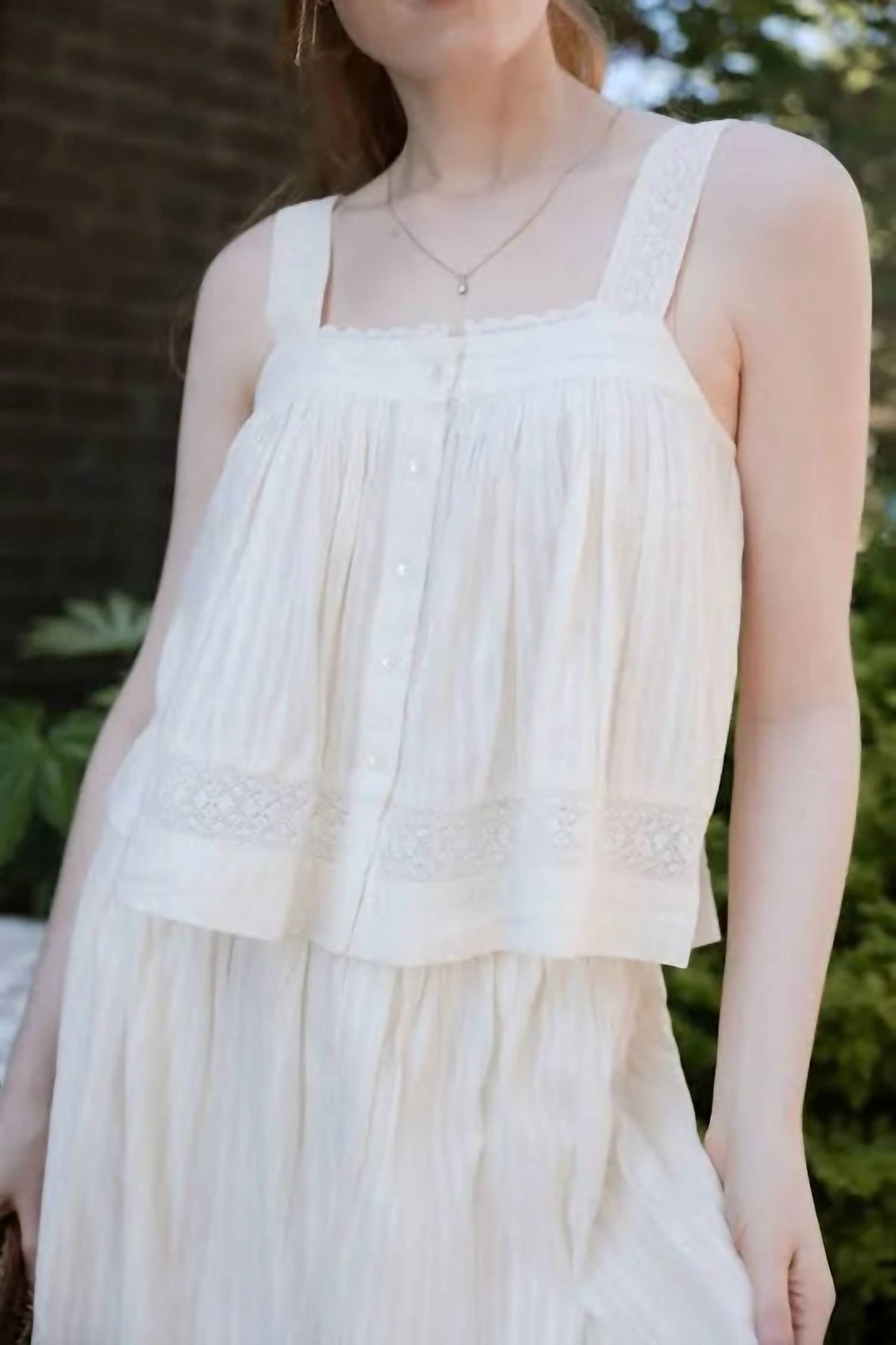 Frnch - Lalita Square Neck Top
