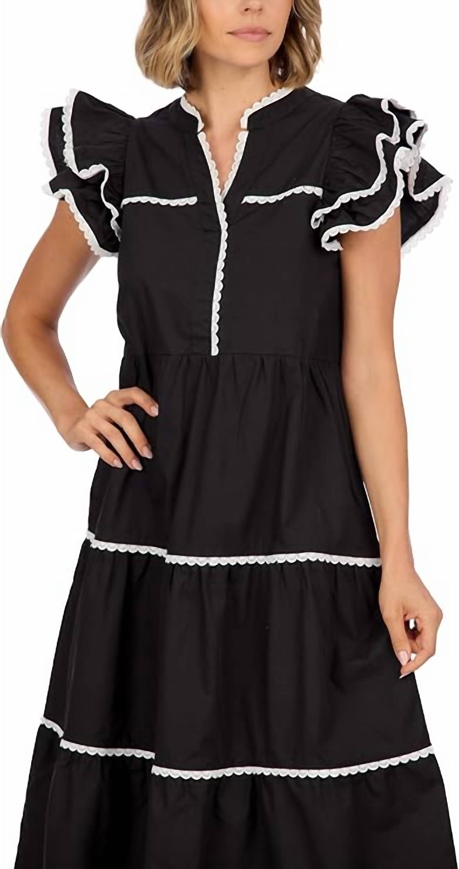 Mudpie - Pia Ric Rac Dress