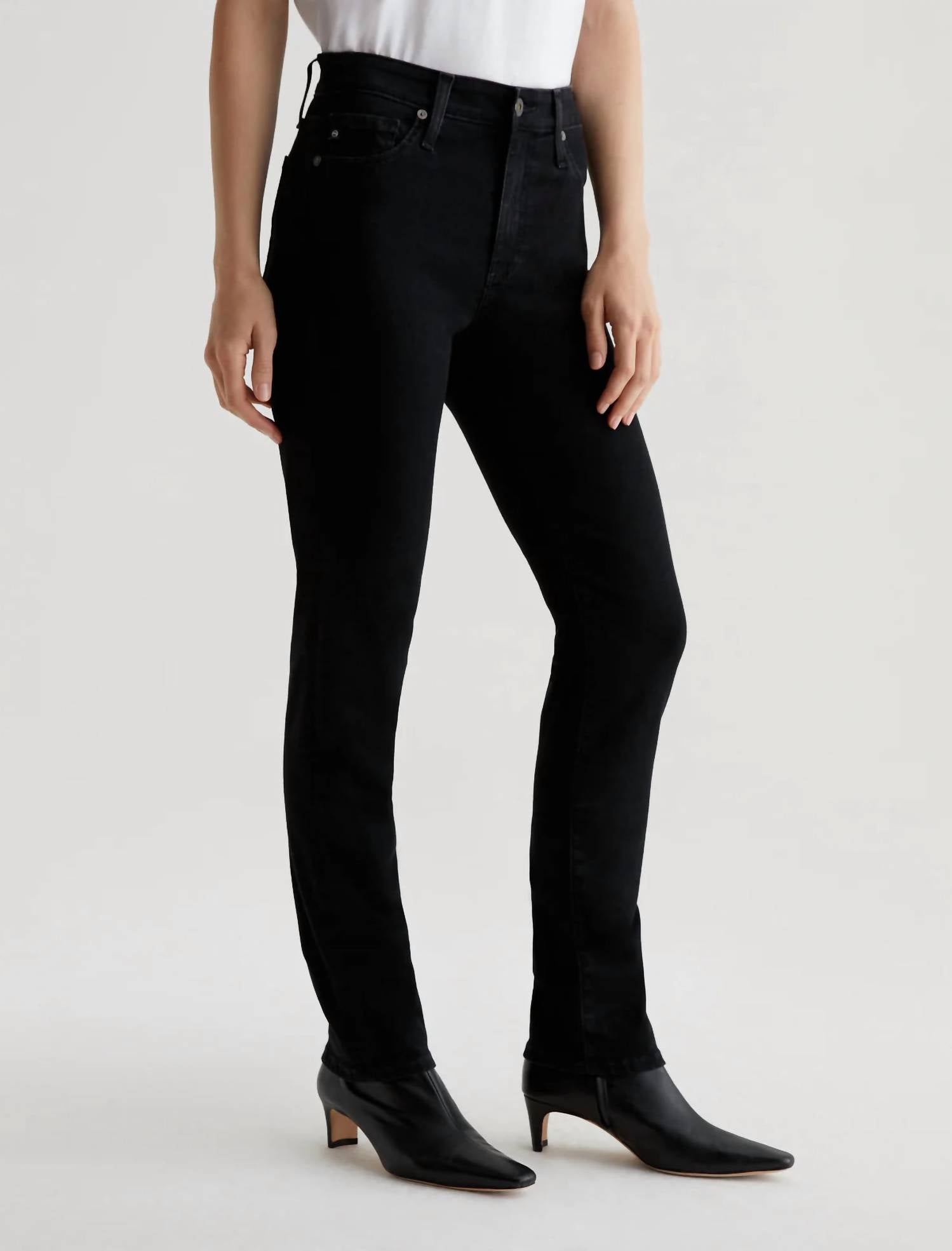 Ag Jeans - Mari Mid-rise Slim Straight Jeans