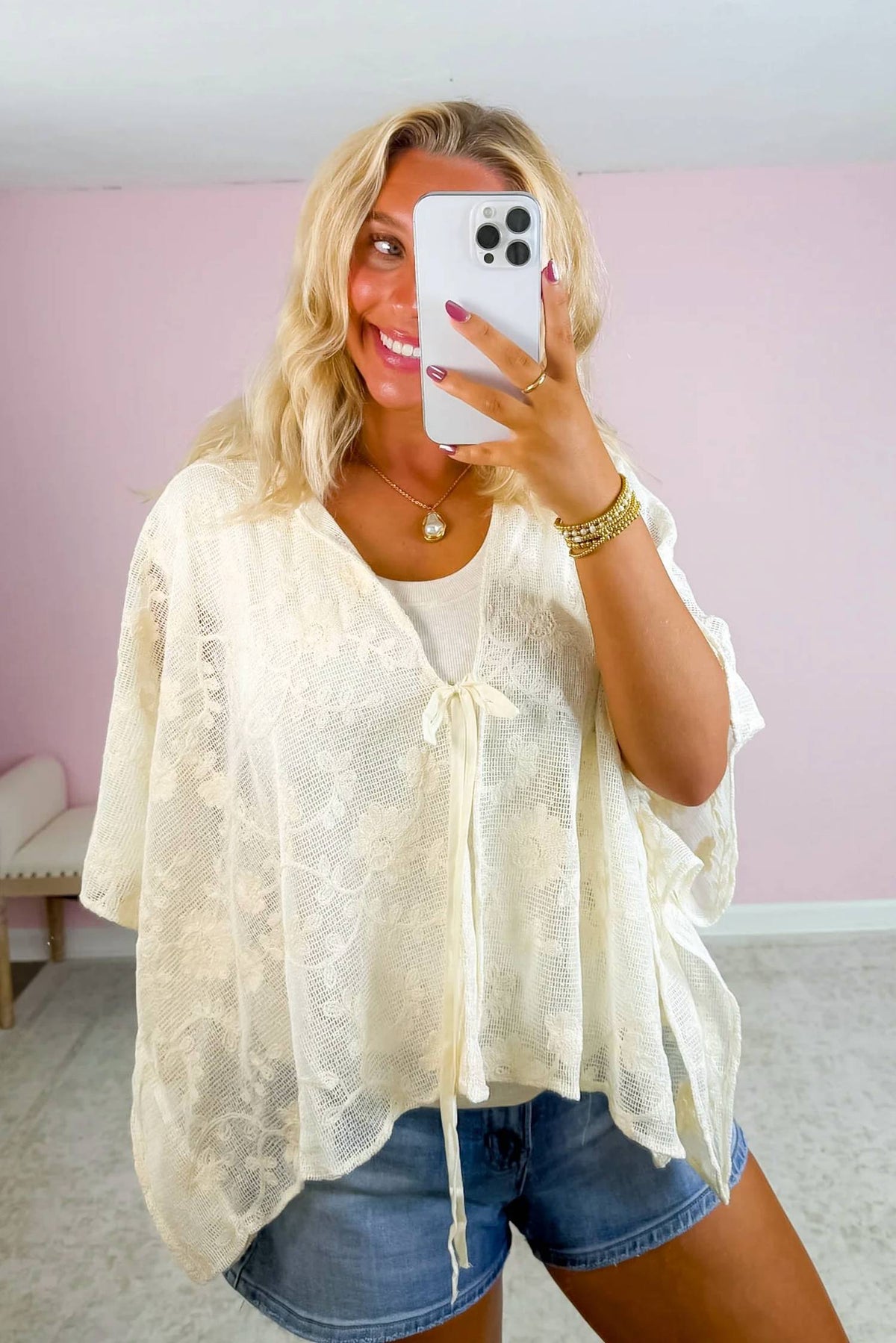 Hyfve - The Colette Lace Coverlet Top