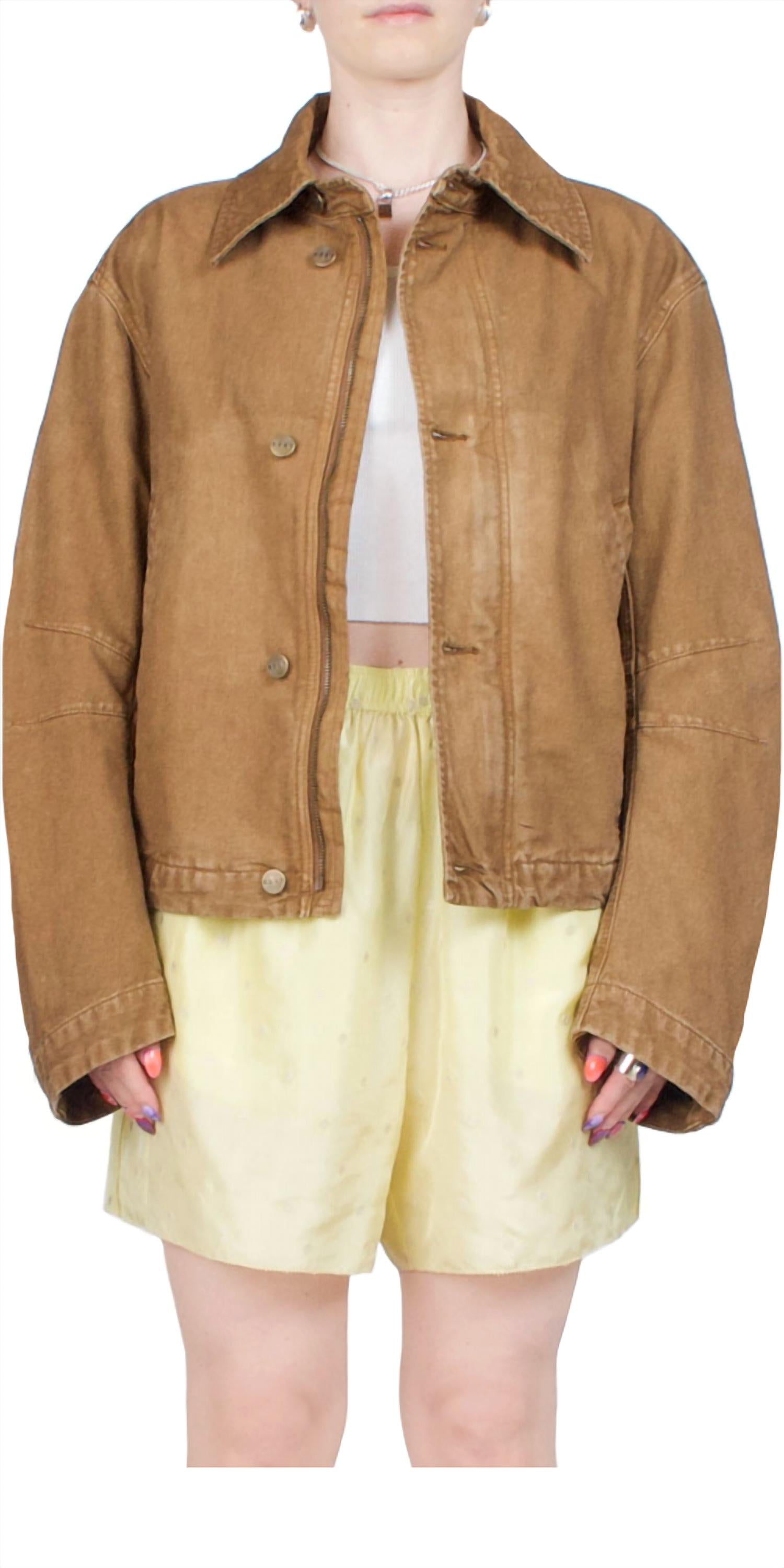 6397 Flight Jacket in tobacco - women's jacket