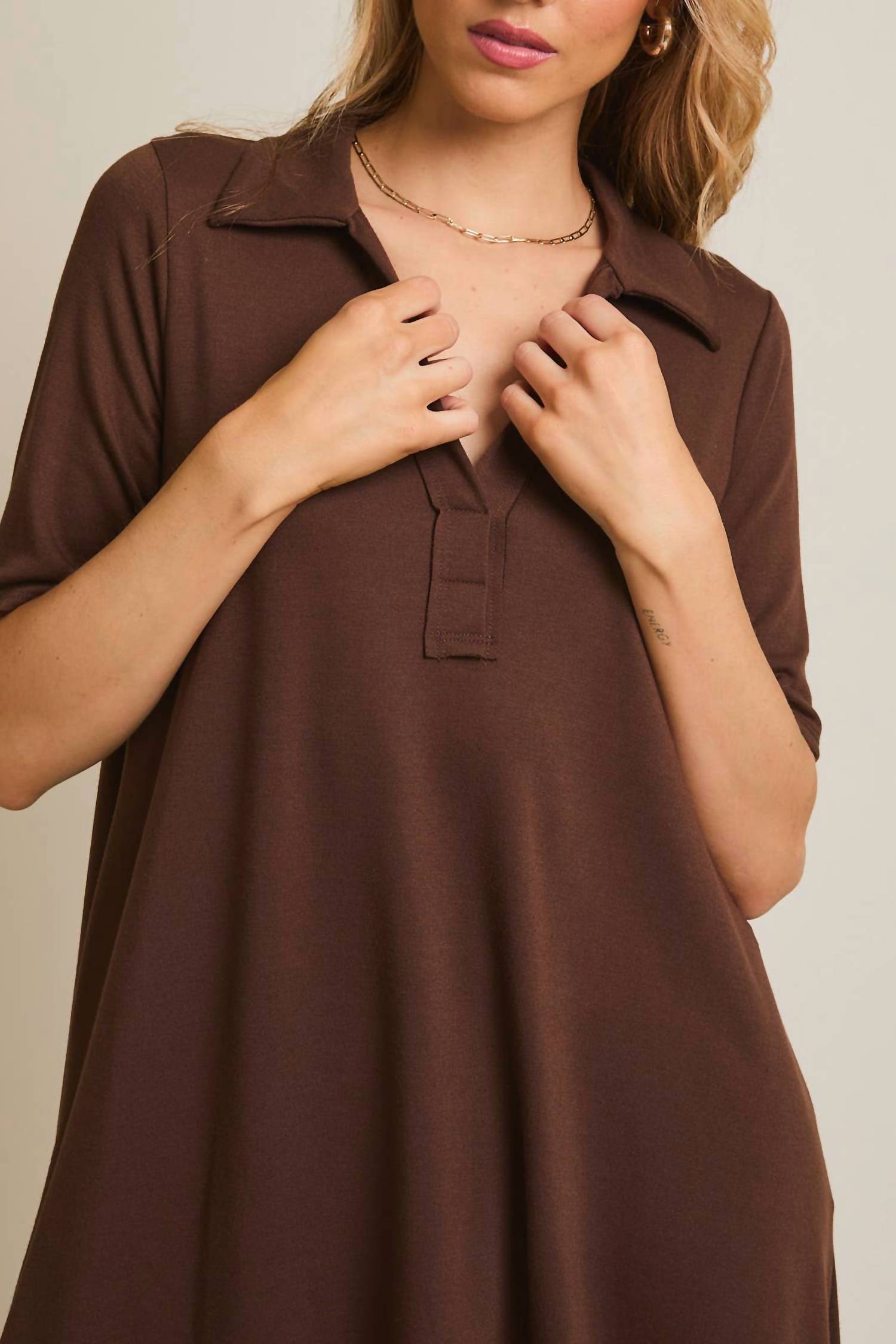 Gilli - Agatha Polo Style Knit Dress