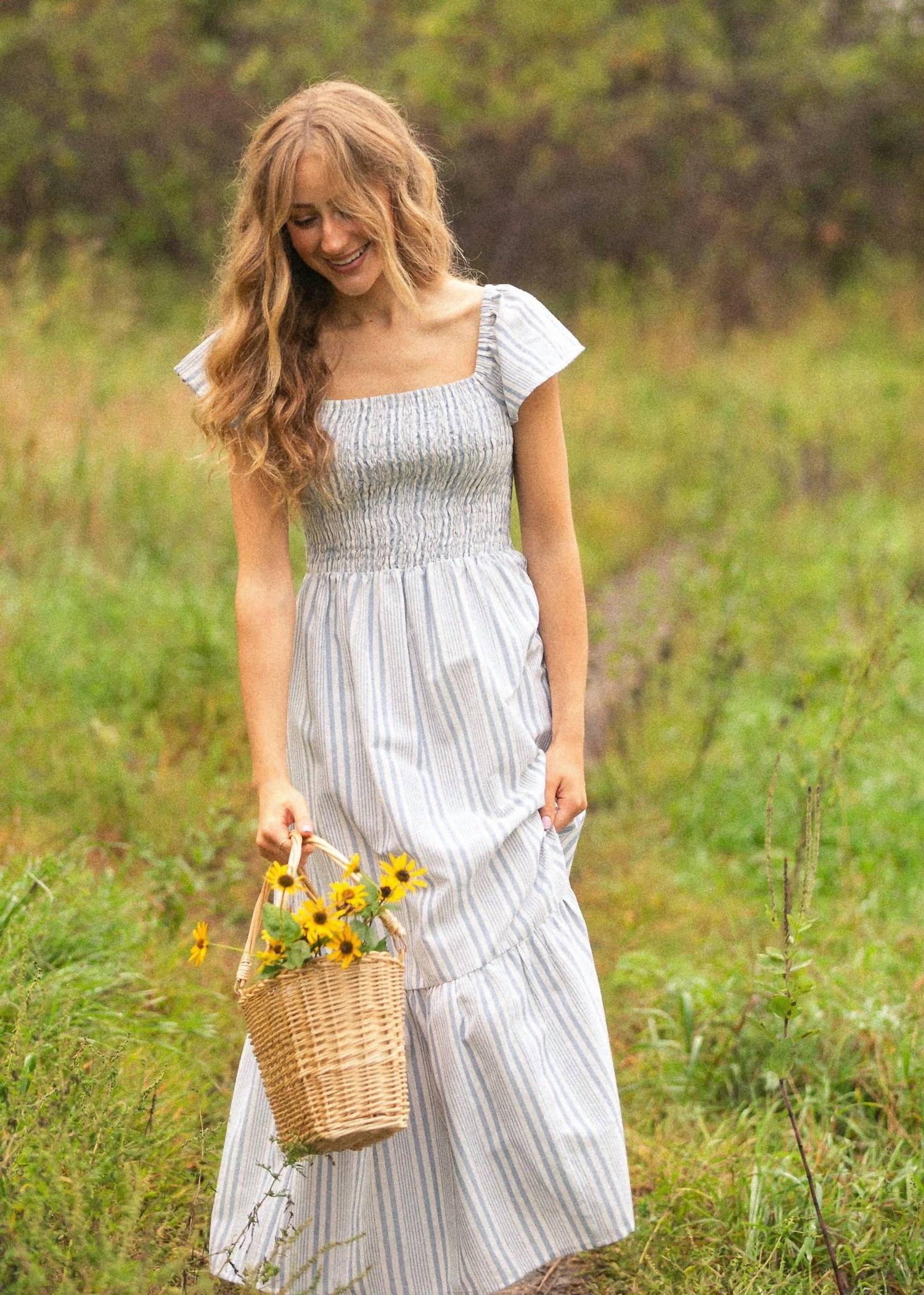 Inherit Clothing Company - Summer Flutter Sleeve Midi Dress