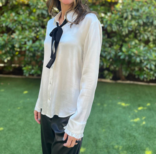 Withblack - Zoe Bow Shirt