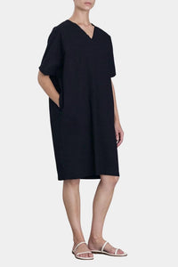 Black Crane - V-neck Mini Dress