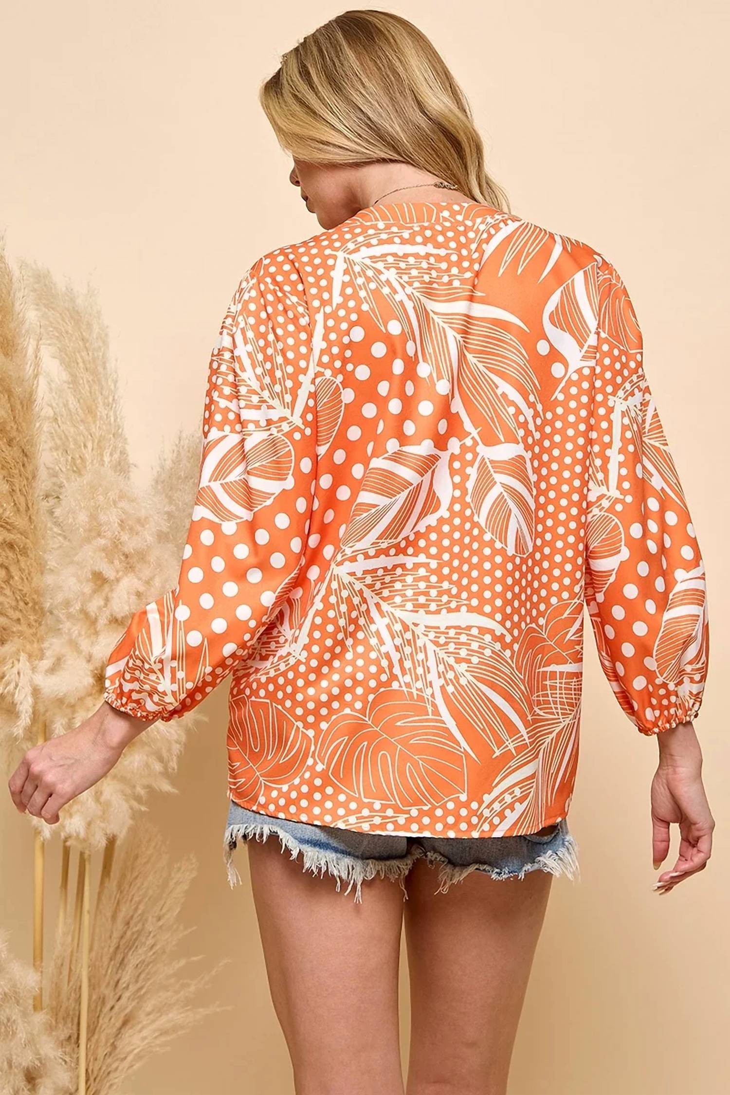 Cezele - Casual Button Closure Top