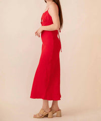 Olivaceous - Katerina Linen Dress