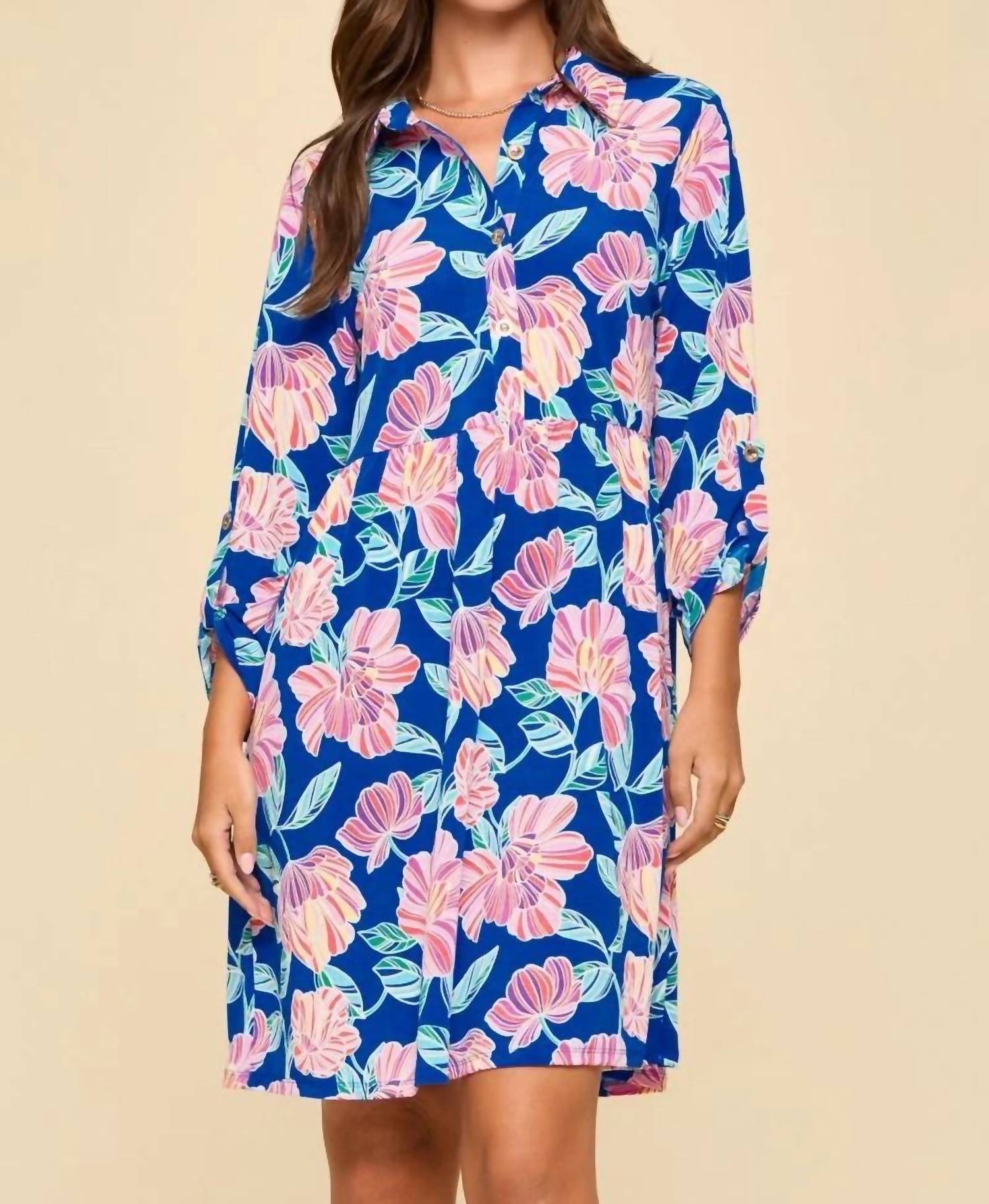 Dear Scarlett - Collared Mini Dress