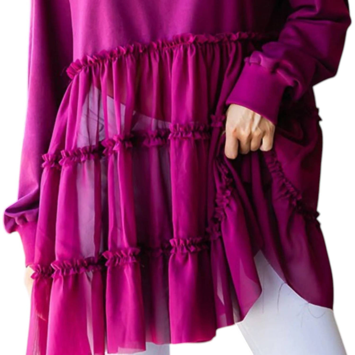 First Love - Layered Chiffon Top