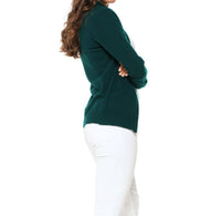 Monticelli Cashmere - Women's Pure Cashmere Zip Cardigan