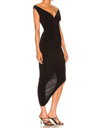 Norma Kamali - Tara Side Drape Gown