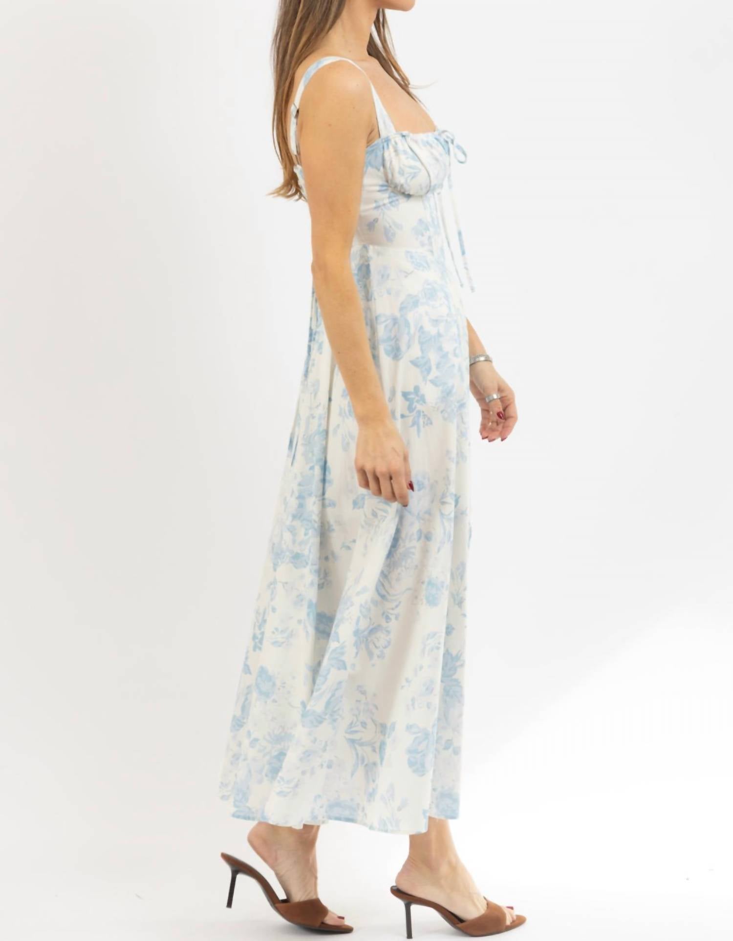 Mable - FLO BUSTIER MIDI DRESS