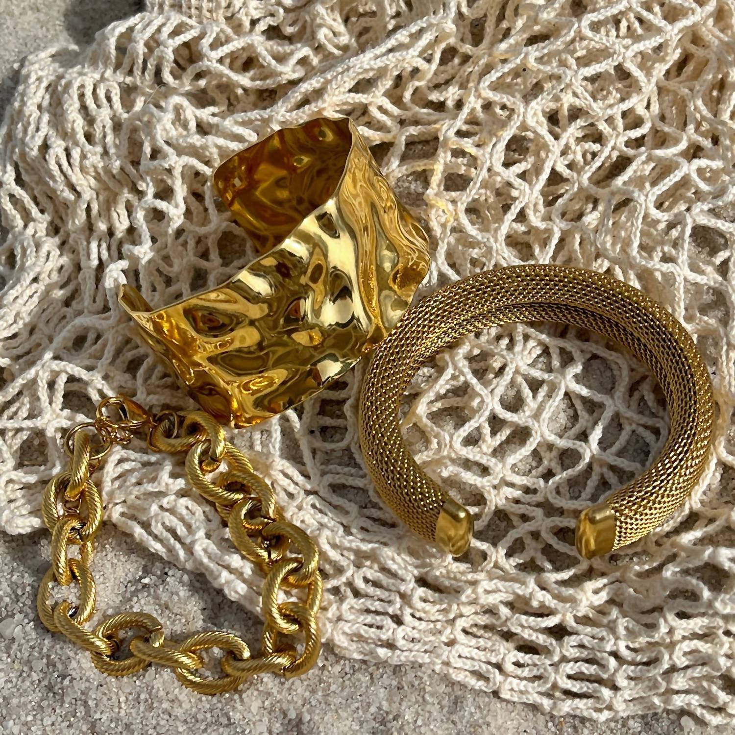 Ellie Vail - Roxi Hammered Cuff Bracelet