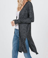 Heimish Usa - Super Soft Long Sleeve Hacci Open Front Cardigan