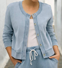 Z Supply - Hunter Knit Denim Cardigan