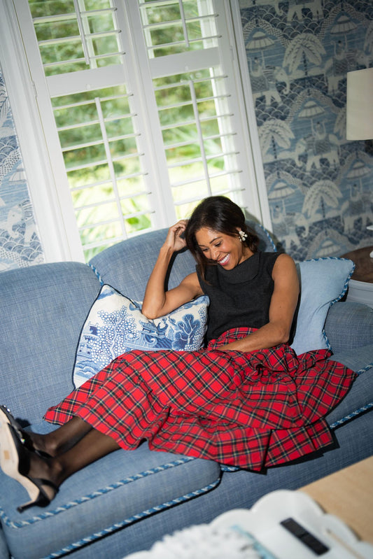 Sail To Sable - Tiered Midi Skirt