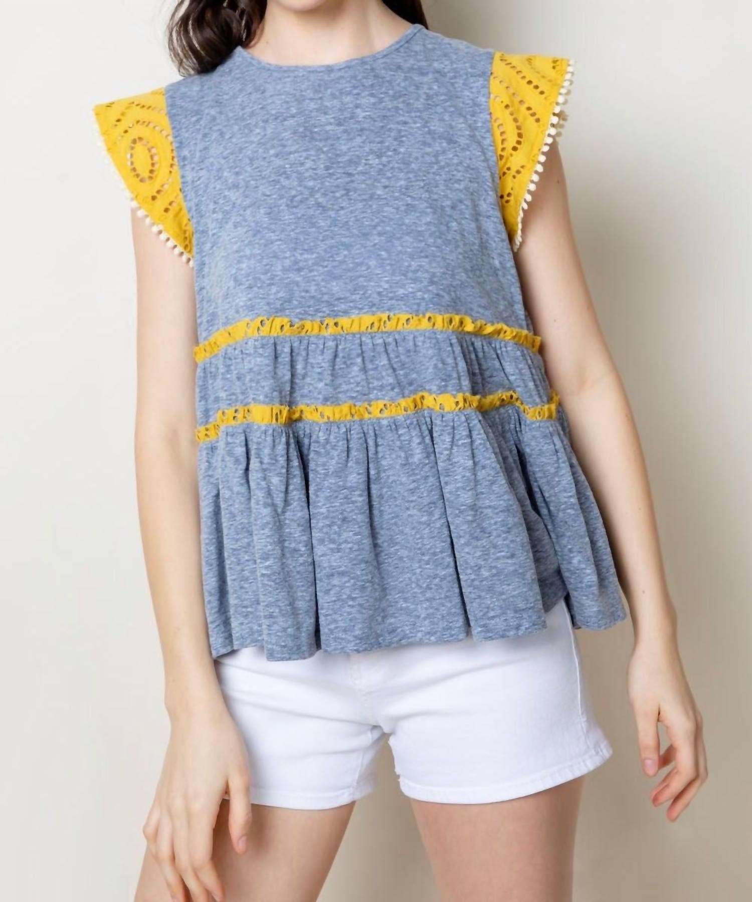 Thml - Brown Eyed Knit Top