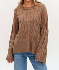 Six/Fifty - Willow Cable Knit Sweater