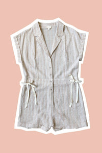 Hem & Thread - Soft Denim Button Down Romper