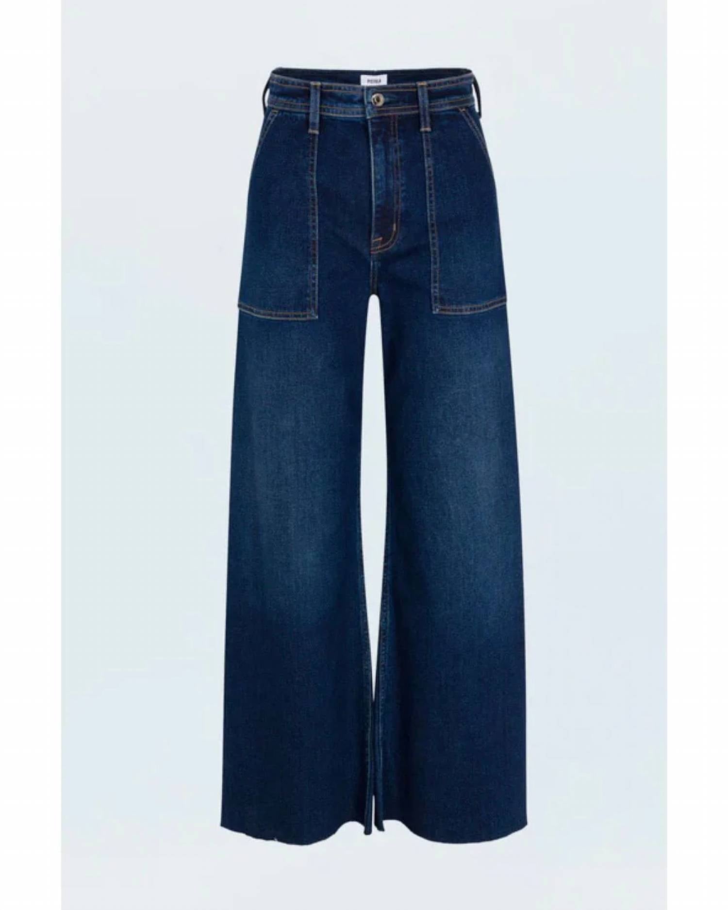 Pistola - Penny High Rise Wide Leg Utility Jean