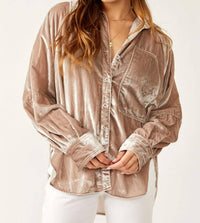 Free People - Night Skies Velvet Top