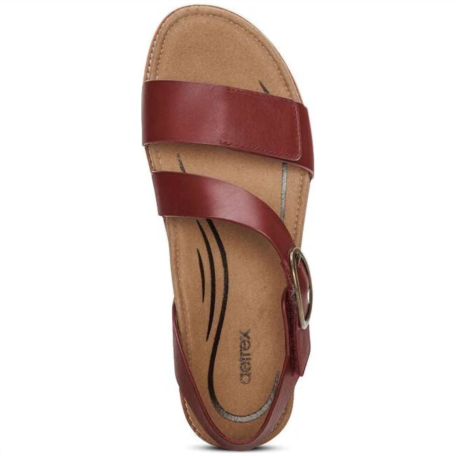 Aetrex Women's Tamara Sandal in red - women's sandal - view 5
