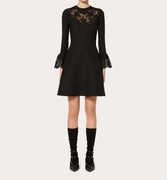 Valentino - Lace Flare Dress