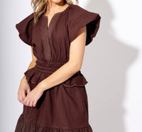 Thml - Cinched & Sweet Ruffle Dress