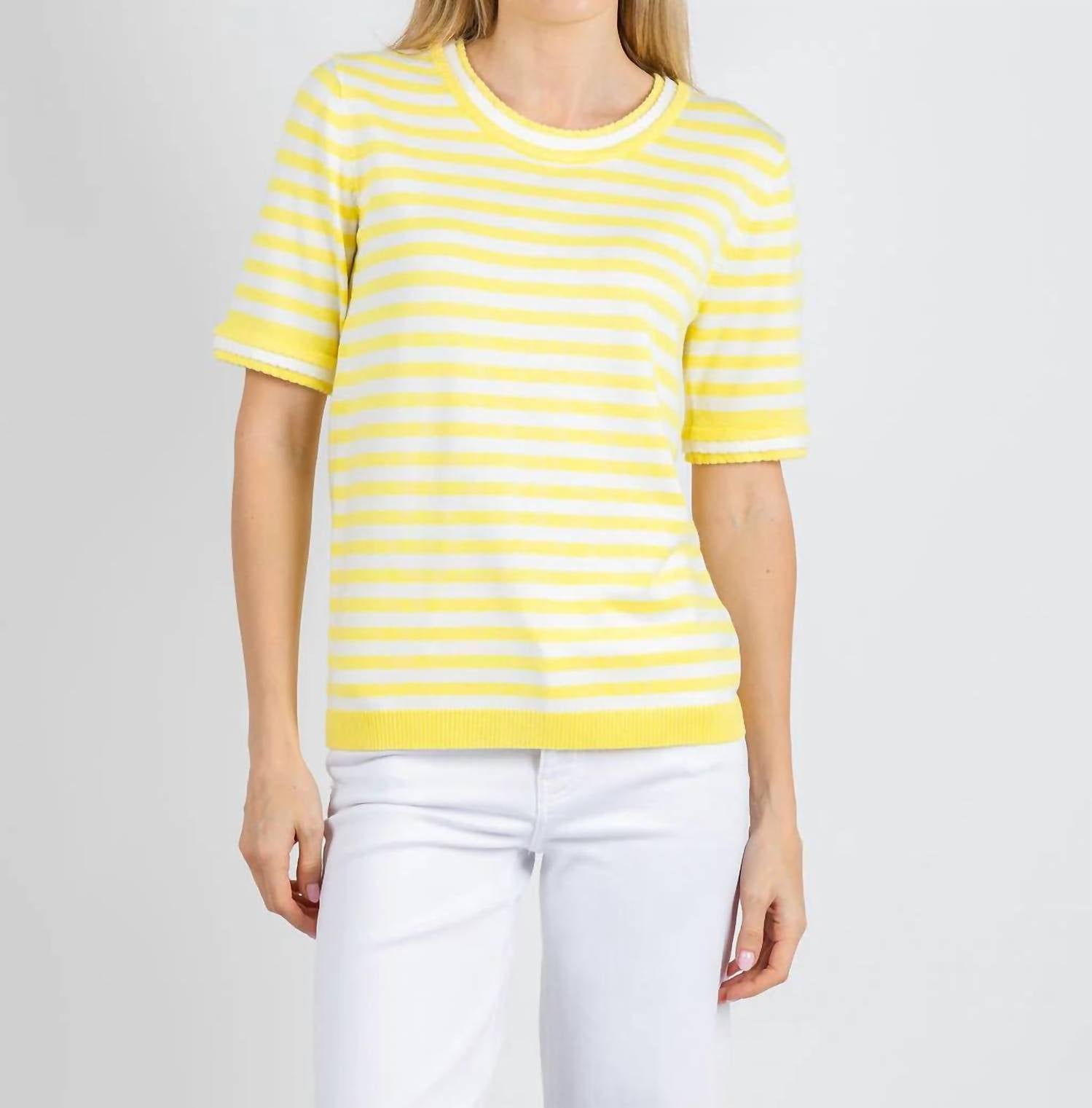 Leo & Ugo - Athena Crewneck Stripes Sweater