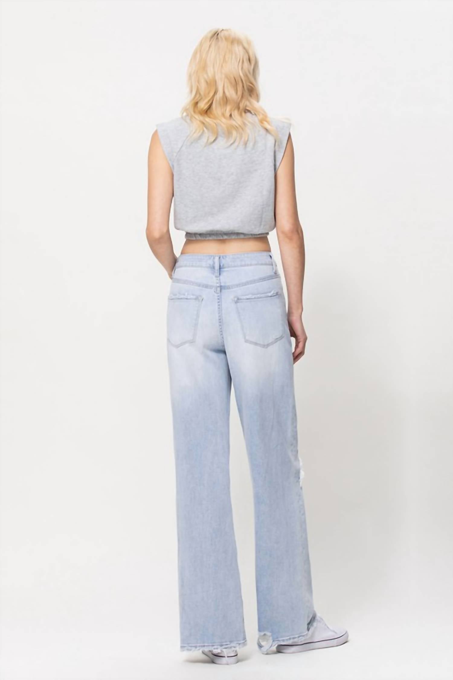 Vervet By Flying Monkey - 90's Vintage Loose Distressed Jeans